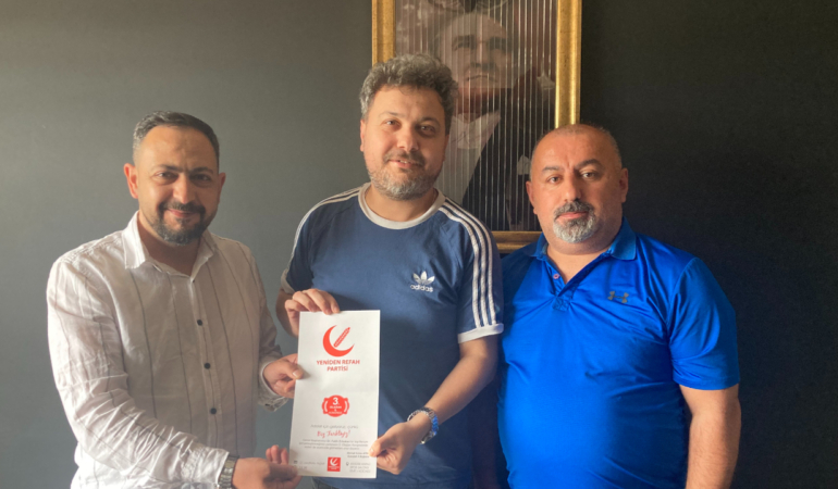Yeniden Refah Partisi Darıca’dan gazetemizi ziyaret etti