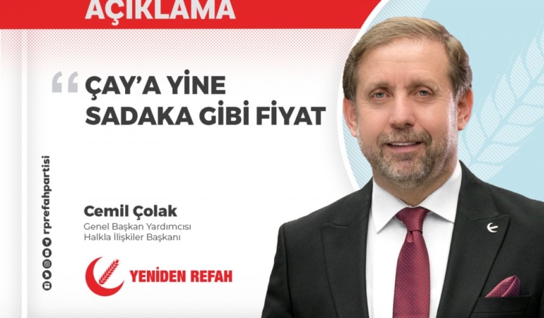 Çaya Tam Kıymetinde Fiyat
