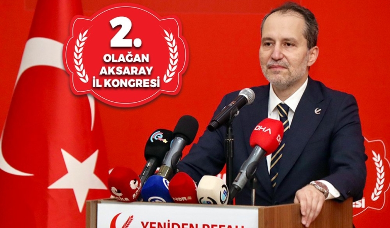 Genel Başkanımız Dr. Fatih Erbakan, Aksaray 2. Olağan İl Kongresinde Konuştu