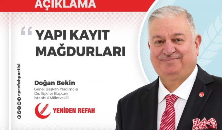 Yapı Kayıt Sorunları | Yeniden Refah Partisi
