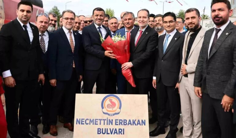 Fatih Erbakan, Necmettin Erbakan Caddesi’ni Ziyaret Etti