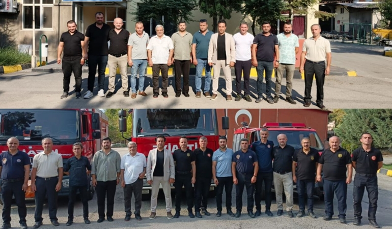 Yeniden Refah Partisi’nden İtfaiye ve Belediye Ekiplerine Teşekkür Ziyareti