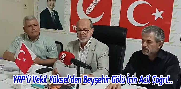 Toroslar’daki Sular Göl ile Kavuşturulmalı